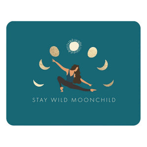 Postkarte Inspiration "Stay wild Moonchild"
