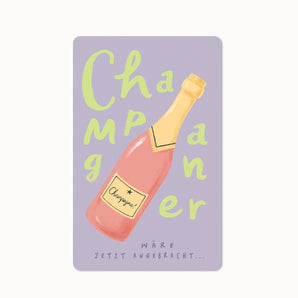 Lunacard "Champagner"