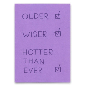 Postkarte "Hotter than ever"