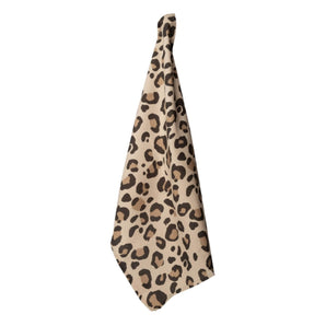 Geschirrtuch Leopard Sand Braun